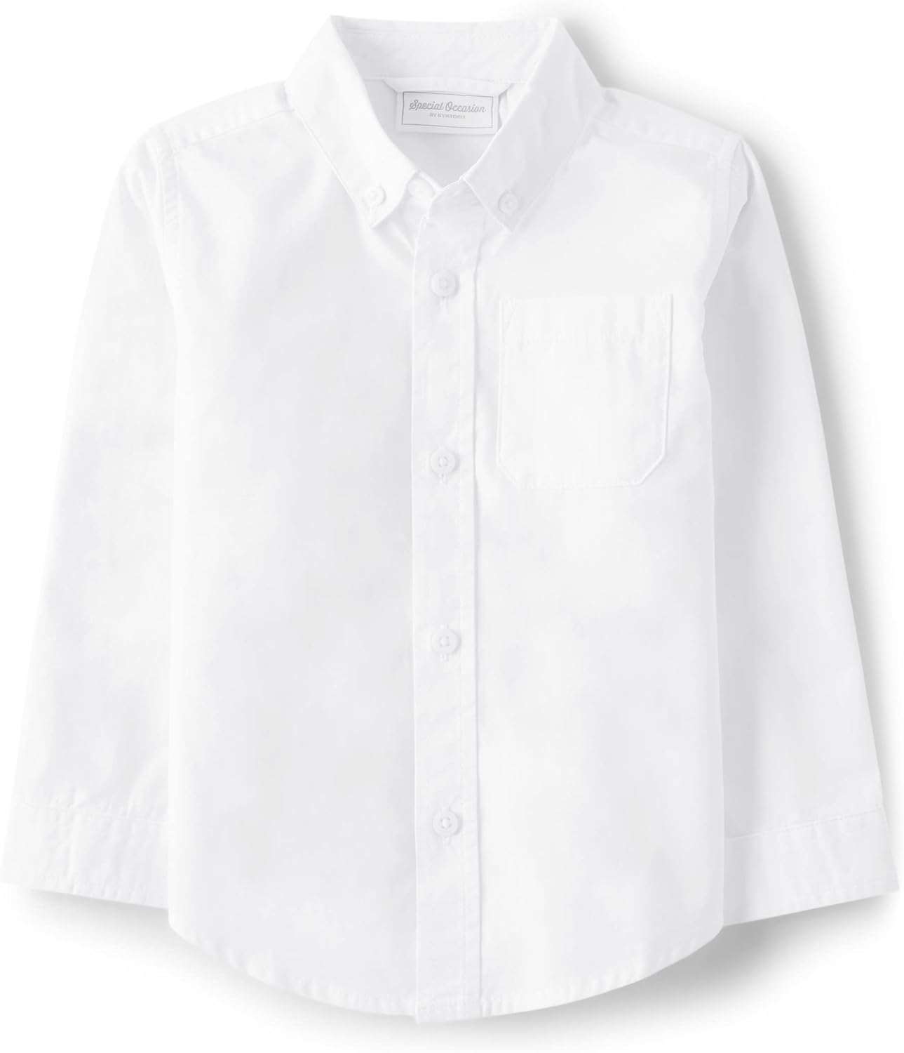 Gymboree Boys’ and Toddler Special Occasion Long Sleeve Button Up Dress Shirts