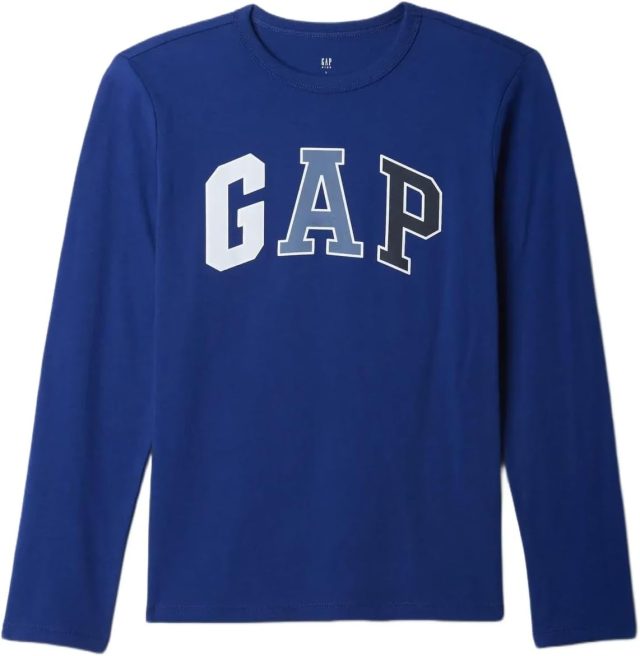 GAP Boys’ Long Sleeve Logo Tee