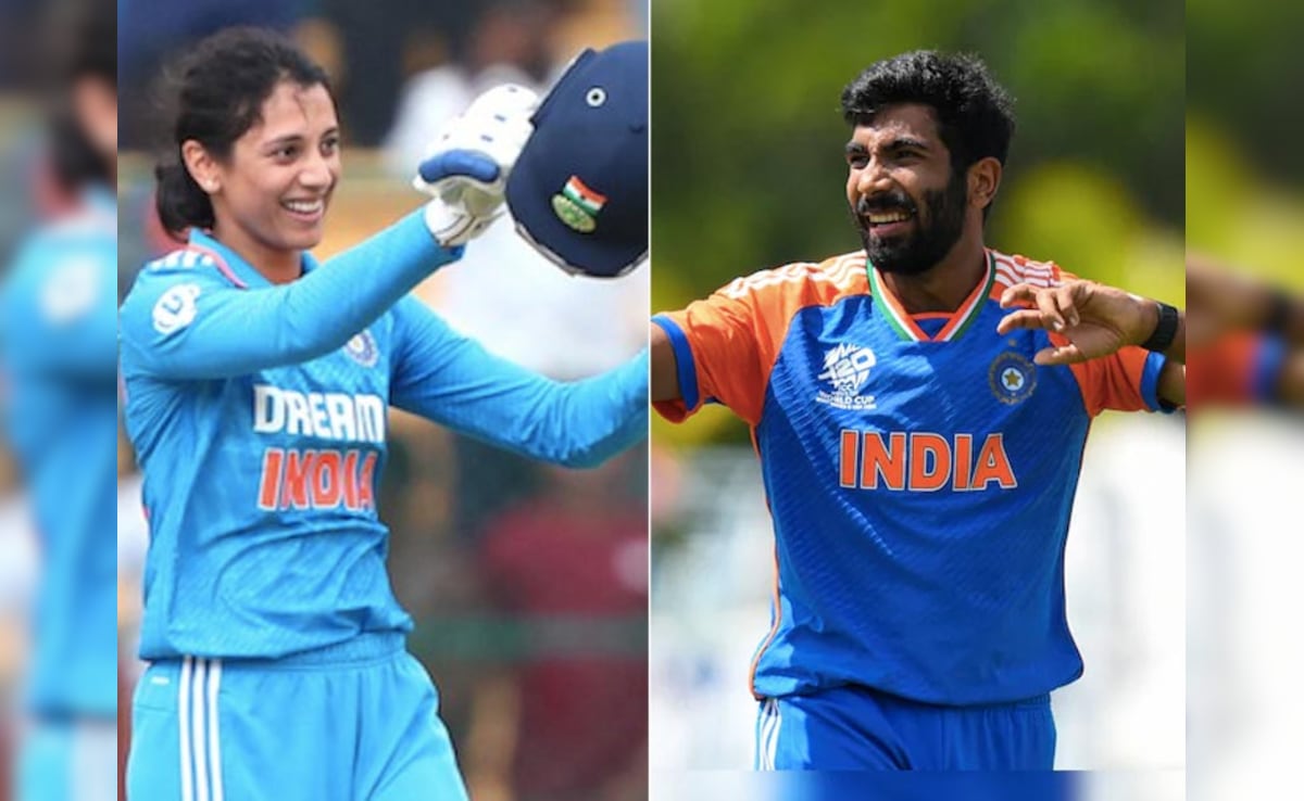 BCCI Awards: Jasprit Bumrah Is Best Men’s Cricketer, Smriti Mandhana Bags Women’s Honour, Lifetime Award for Sachin Tendulkar