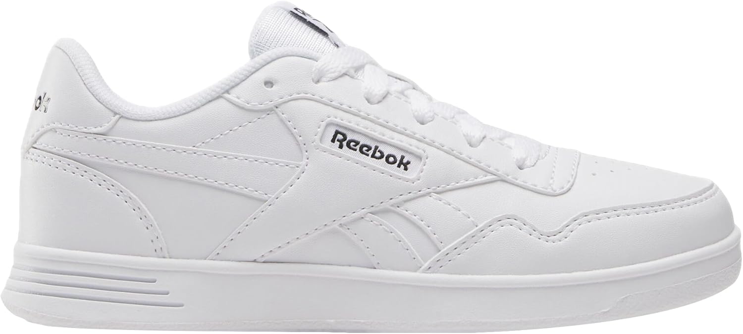 Reebok Boys’ Court Advance Elastic Lace and Top Strap Sneaker