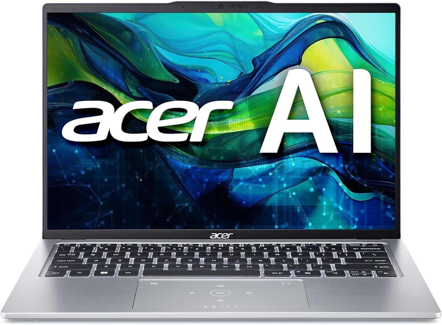 Acer Swift Go 14 Intel Evo Edition Laptop | 14″ OLED WQXGA+ 2880×1800 Display | Unlock AI Experiences | Intel Core Ultra 5 processor 125H | Intel ARC | 8GB LPDDR5 | 512GB SSD | WiFi 6E | SFG14-73-58EP