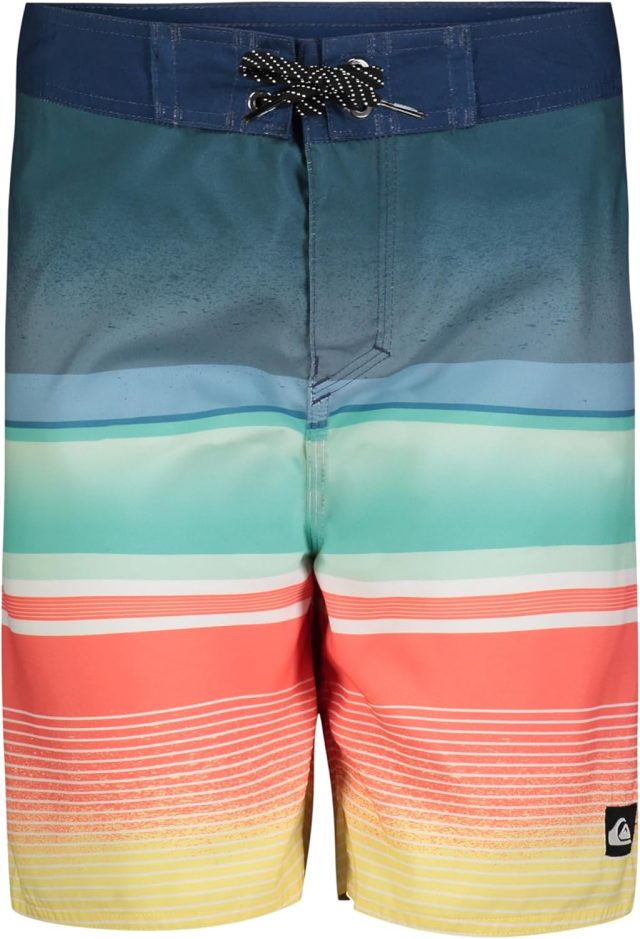 Quiksilver Boys’ Boardshorts with UPF 50+ Sun Protection, Quick Dry Swim Shorts