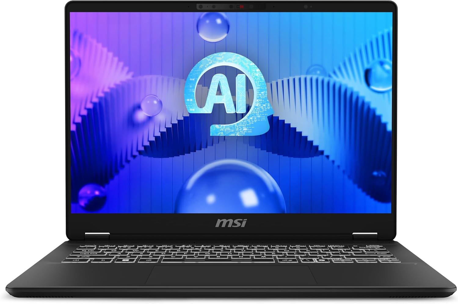 MSI Prestige 14 AI Evo 14″ FHD+ Business Laptop: Intel Core Ultra 9-185H, ARC Graphics, 64GB DDR5, 2TB NVMe SSD, HDMI, Wi-Fi 7, Win 11 Pro: Stellar Gray C1MG-001US