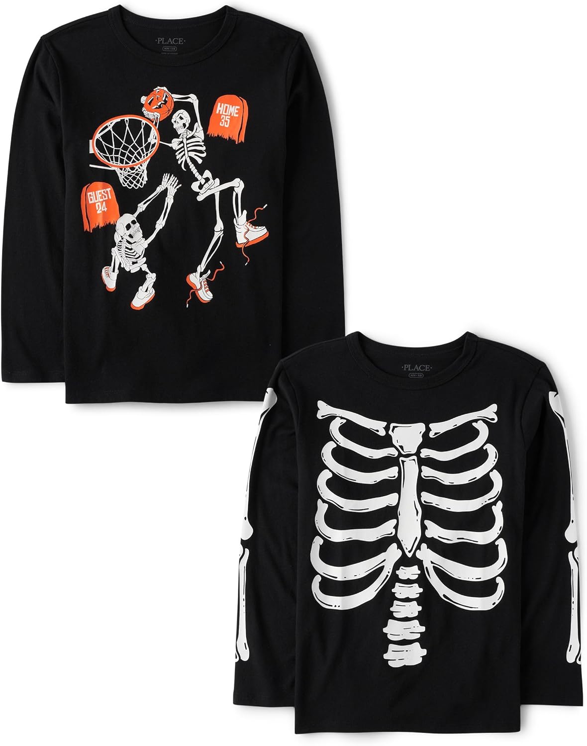 The Children’s Place Boys’ All Holidays Long Sleeve Graphic T-Shirts,multipacks