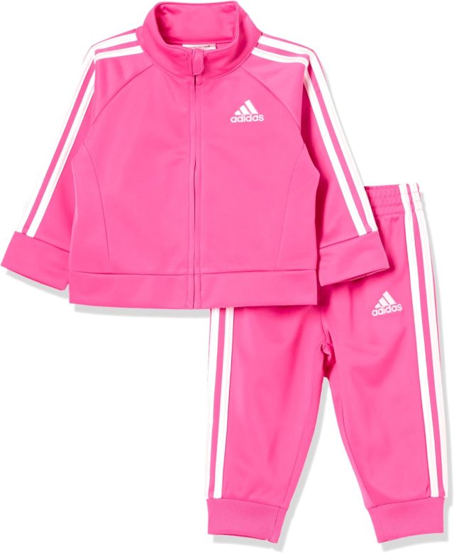 adidas Baby Girls 2-piece Classic Tricot Track Suit Jacket & Pants