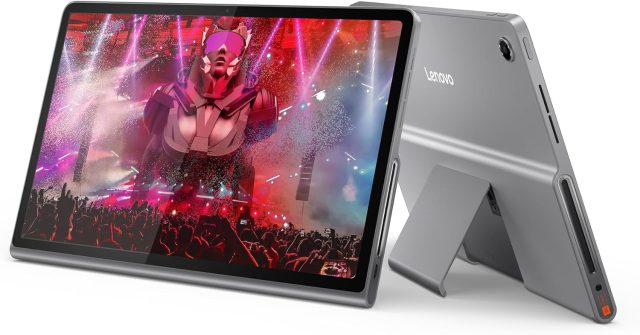 Lenovo Tab Plus – 2024 – Premium Entertainment Tablet – 8 JBL® Speakers – 11.5″ 2K LCD Touch Display – 8GB Memory – 128GB Storage – MediaTek™ Helio G99 – Folio Case Included – Luna Grey