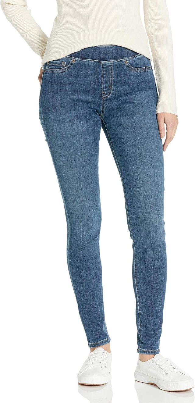 Amazon Essentials Women’s Mid-Rise Stretch Pull-On Jegging (Available in Plus Size)