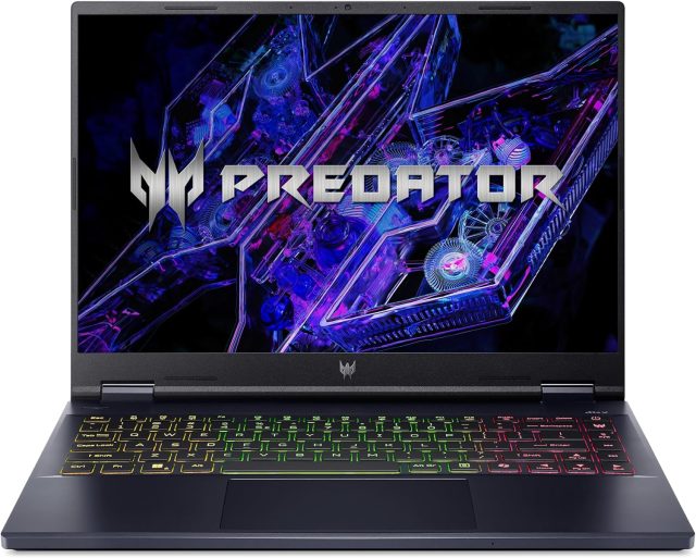 Acer Predator Helios Neo 14 Gaming Laptop | 14.5″ WQXGA IPS 120Hz Display | AI-Powered | Intel Core Ultra 7 Processor 155H | NVIDIA GeForce RTX 4060 | 16GB LPDDR5X | 1TB Gen 4 SSD | PHN14-51-797W