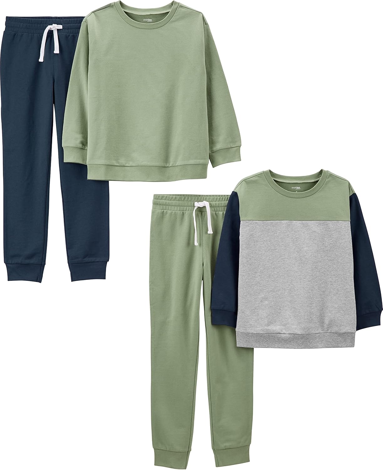 Simple Joys by Carter’s boys 4-piece Sweatshirt Set