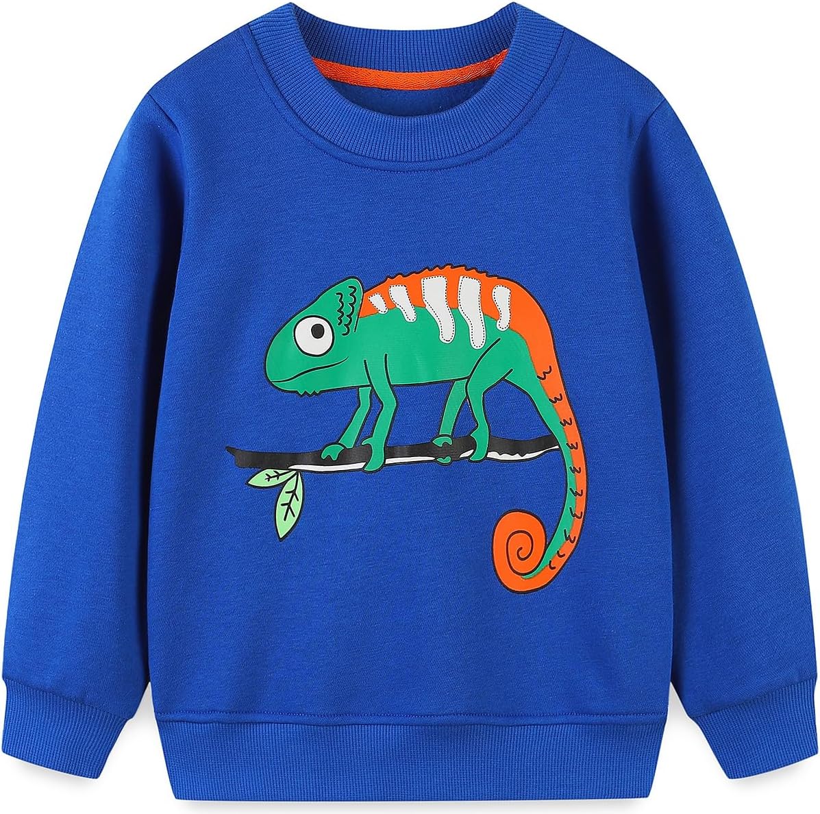 Toddler Boy Cotton Crewneck Long Sleeve Sweatshirt Christmas Clothing 2-7T