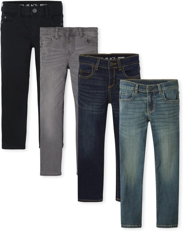 The Children’s Place Boys Multipack Basic Stretch Straight Leg Jeans