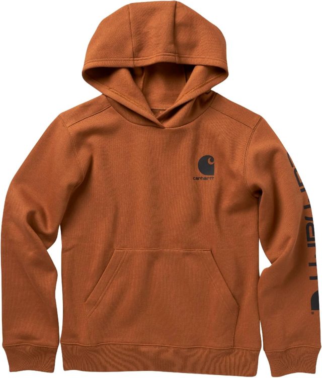 Carhartt Boys’ Hoodie Fleece Pullover Sweatshirt