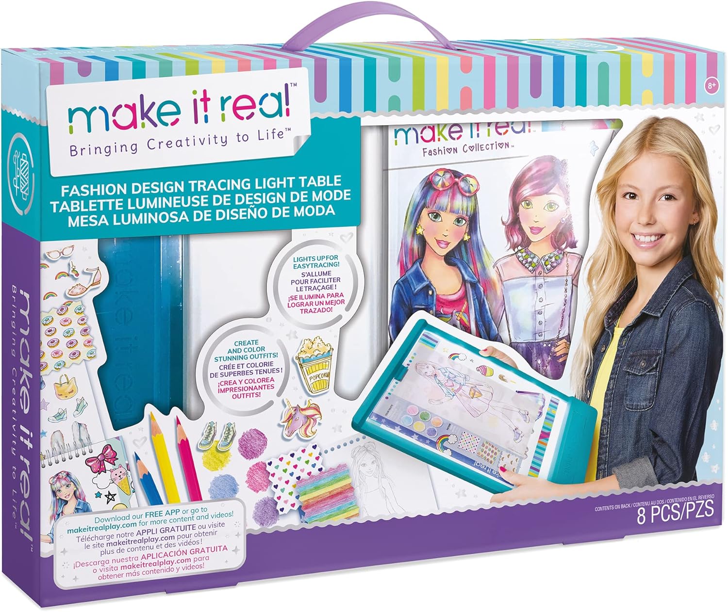 Make It Real Fashion Design Tracing Light Table