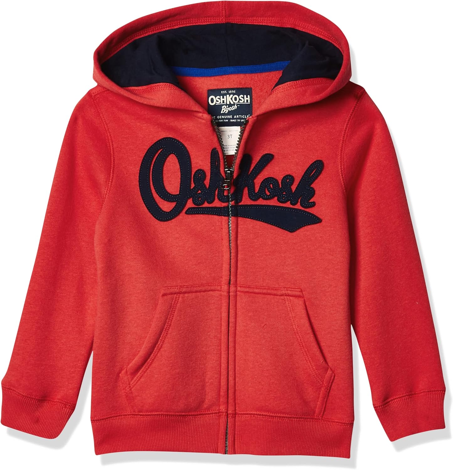 OSHKOSH B’GOSH Boys’ Full Zip Logo Hoodie