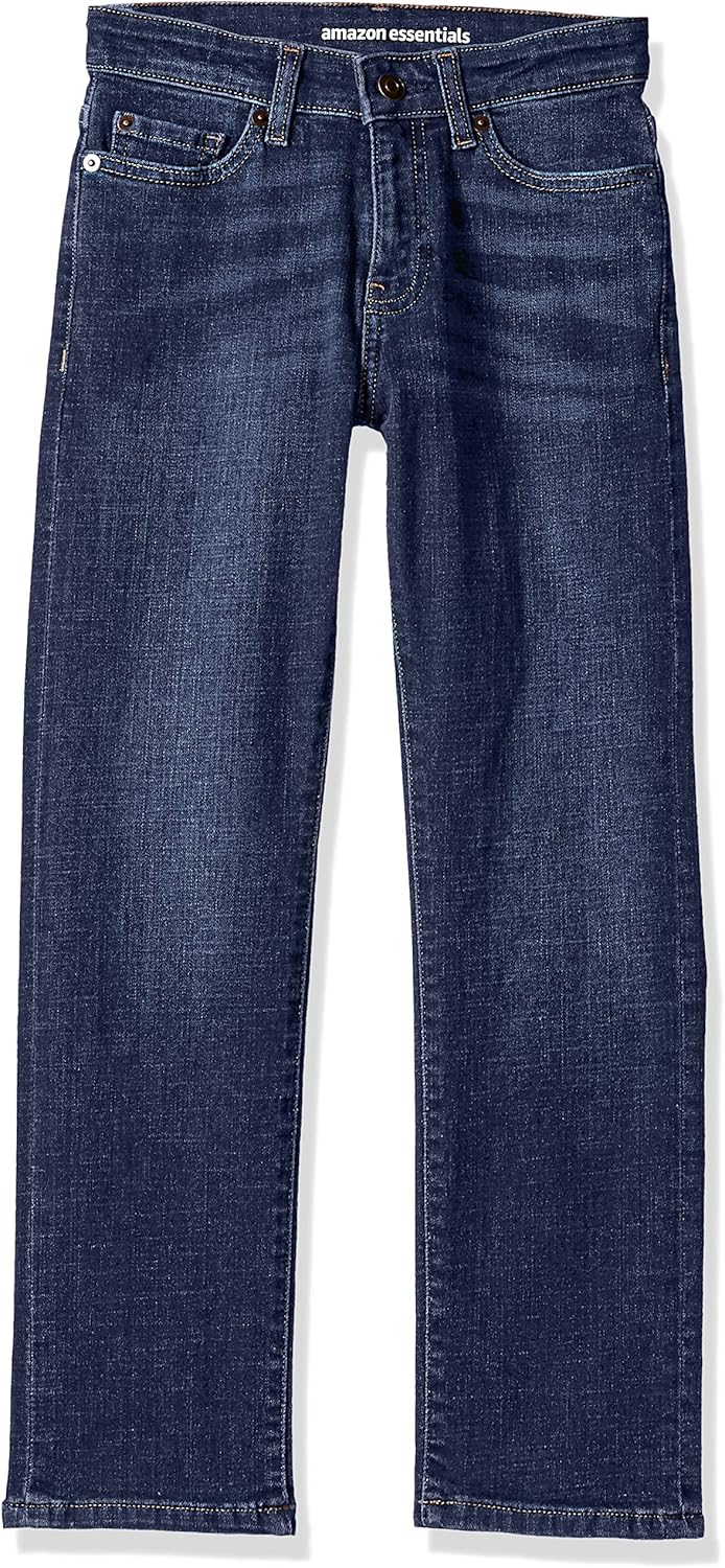 Amazon Essentials Boys’ Regular Straight-Fit Jeans