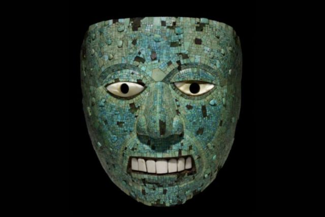 Aztec Turquoise Mask of Xiuhtecuhtli Taken by Spanish Conquistador Reveals Ancient Violent Ritual