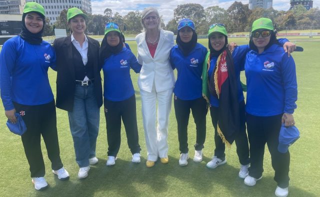 Afghanistan Women Cricketers Reunite In First Game After Fleeing Taliban