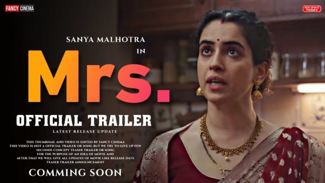 Mrs OTT Release Date: Remake of The Great Indian Kitchen Starring Sanya Malhotra to Release on Zee5