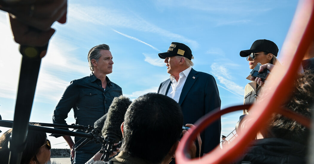 With Trump, California Governor Gavin Newsom Softens Approach