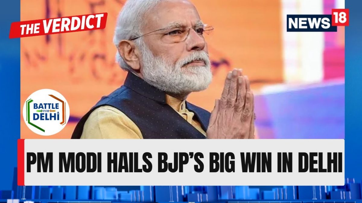 PM Modi Hails BJP’s Big Win In Delhi—”Jana Shakti Is Paramount | PM Modi News | Delhi Elections