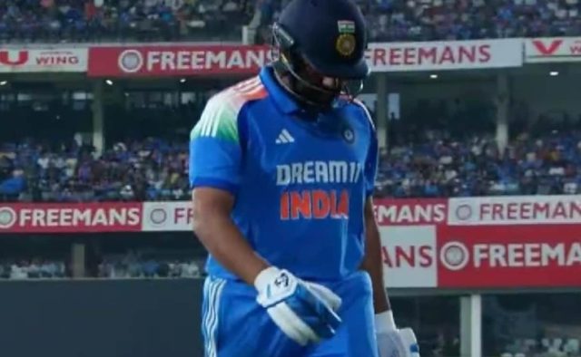 Rohit Sharma Devastated After 2 Off 7 Balls vs England In 1st ODI. Long Walk Back Paints Sorry Picture. Watch