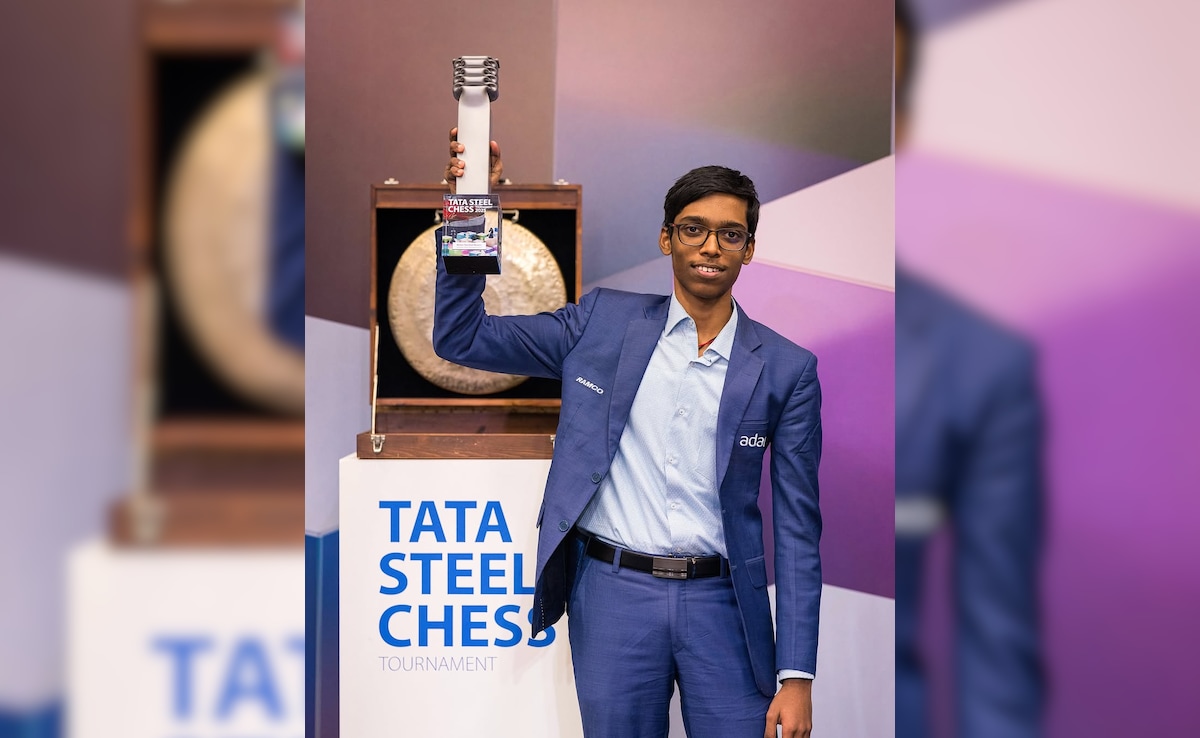 R Praggnanandhaa Beats D Gukesh In ‘Crazy, Exhausting’ Final Day Tie-Breaker To Clinch Tata Chess Title