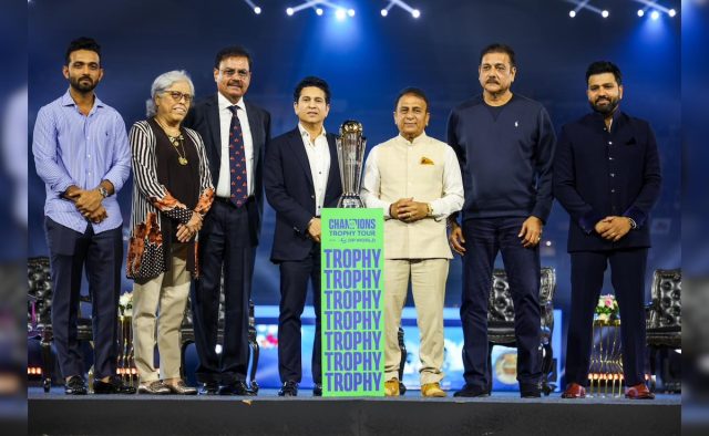 ICC Men’s Champions Trophy 2025 Trophy Tour Concludes With India Tour