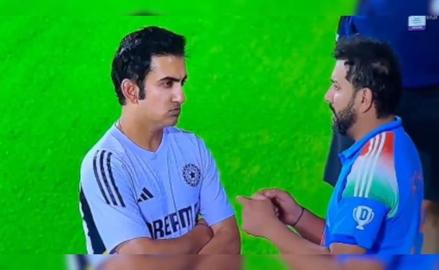 Rohit Sharma, Gautam Gambhir’s Animated Post-Match Chat Triggers Speculations. Watch