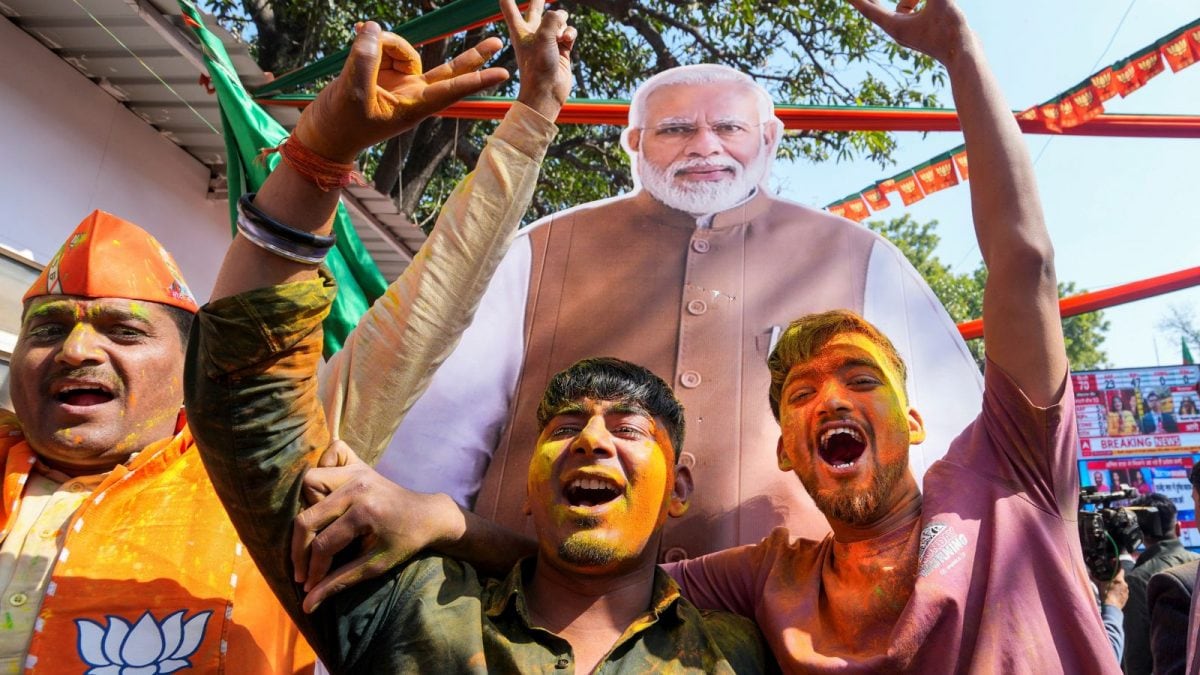 ‘AAP-da Se Mukti’: Amit Shah, Rajnath Singh Lead Celebrations As BJP Clinches Capital Crown