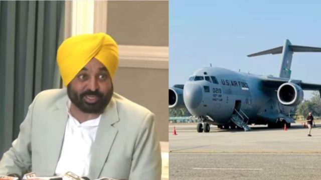 ‘Defaming Punjab’: CM Bhagwant Mann Slams Centre Over US Deportation Flights Landing In Amritsar