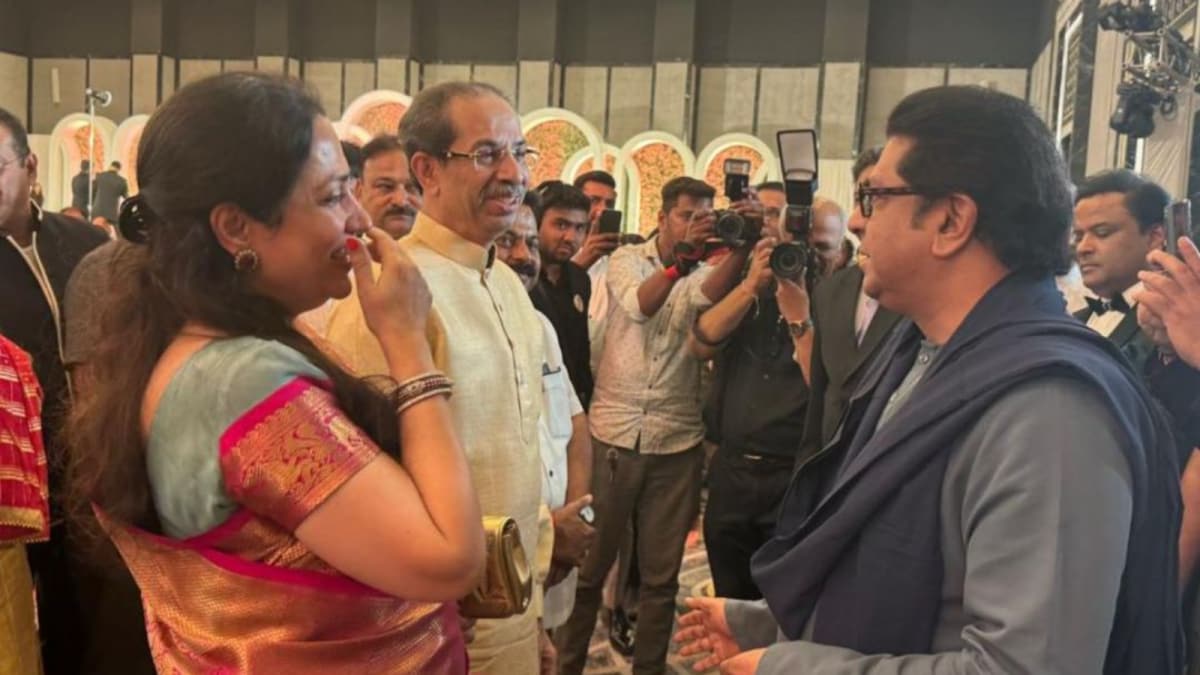 Uddhav Thackeray, Cousin Raj’s Photos Of Sharing Candid Moment Spark Reunion Buzz