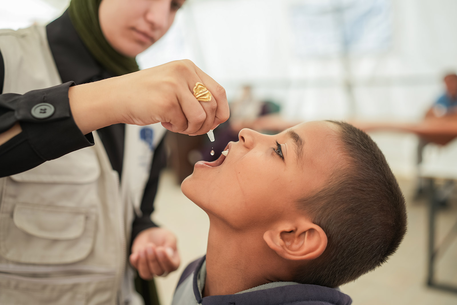 WHO EMRO | Mass polio vaccination campaign to continue in the Gaza Strip | News