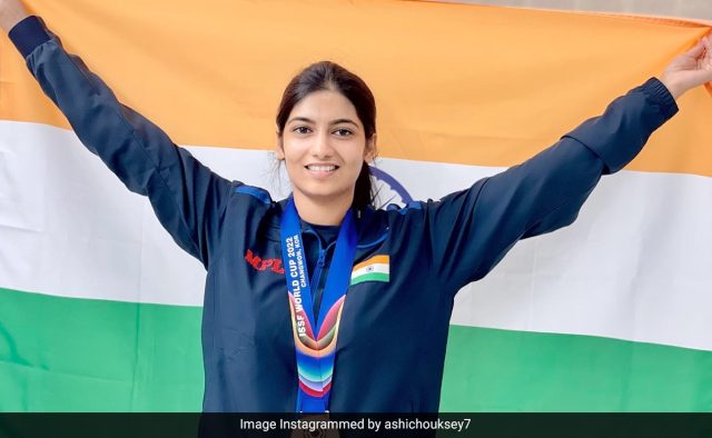 Ashi Chouksey Smashes National Record In 50m Rifle 3 Positions At National Games