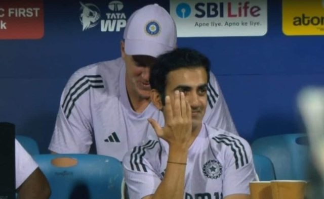 Gautam Gambhir’s Unseen Reaction Viral As India Star Takes Stunner Near Dugout