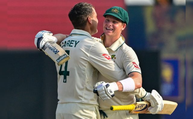 Steve Smith And Alex Carey Tons Put Australia Into Lead In Second Sri Lanka Test