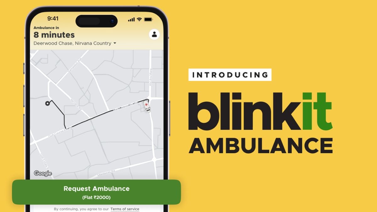 Blinkit Launches Basic Life Support Ambulance Service in 10 Minutes in Gurugram