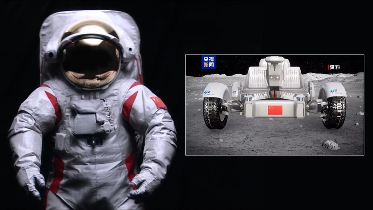 China Names Its Moon Spacesuit and Rover Ahead of Lunar Mission