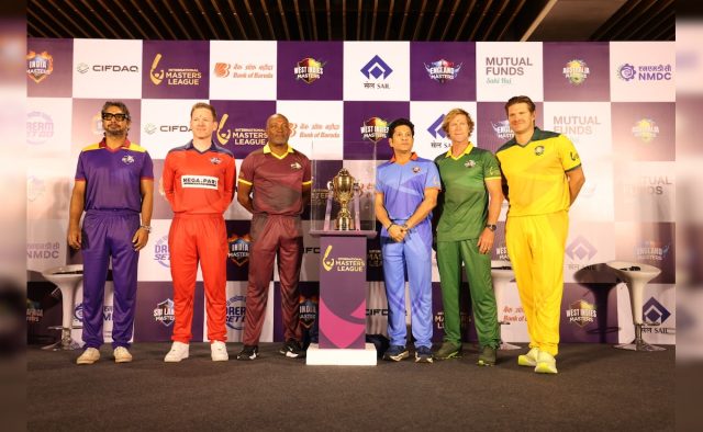 International Masters League 2025 Trophy Revealed In Mumbai