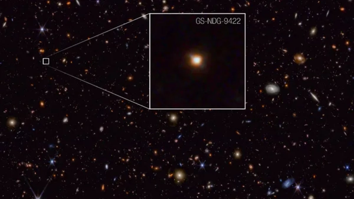 James Webb Space Telescope Finds Distant Galaxy That May Hold Clues to Early Universe