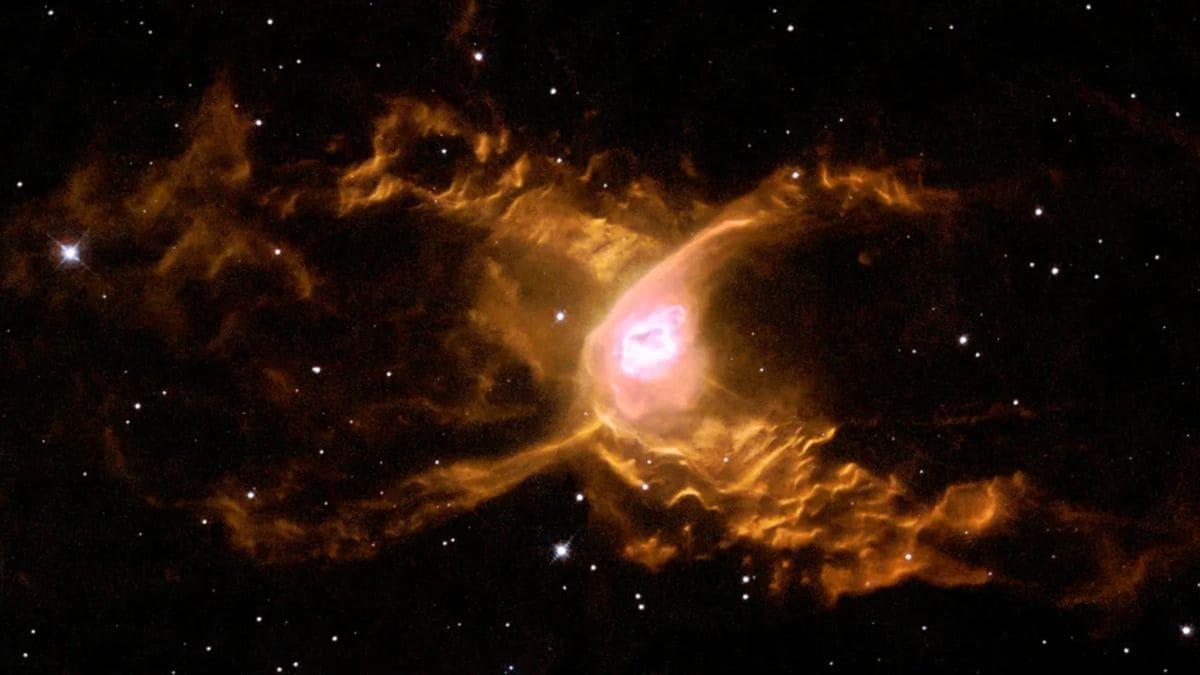 NASA Shares Red Spider Nebula Photos, Showcasing Fiery Colours and Massive Shockwaves