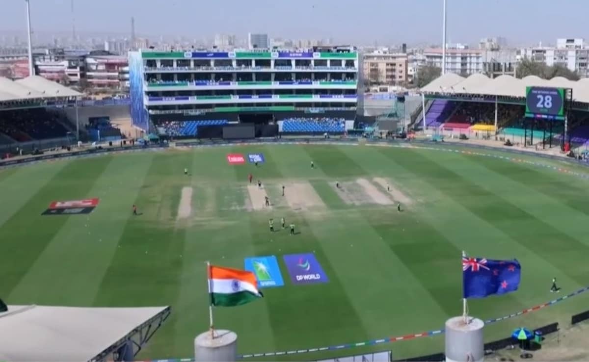 Indian Flag Flies High In Karachi During Pakistan vs New Zealand Champions Trophy Match. Reaction Mixed