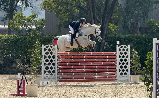 Tejas Dhingra Retains Title At National Equestrian Championship Show Jumping Event