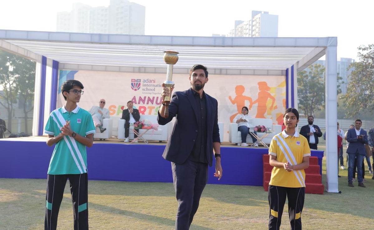 Ishant Sharma Attends Adani International School’s Annual Sports Day