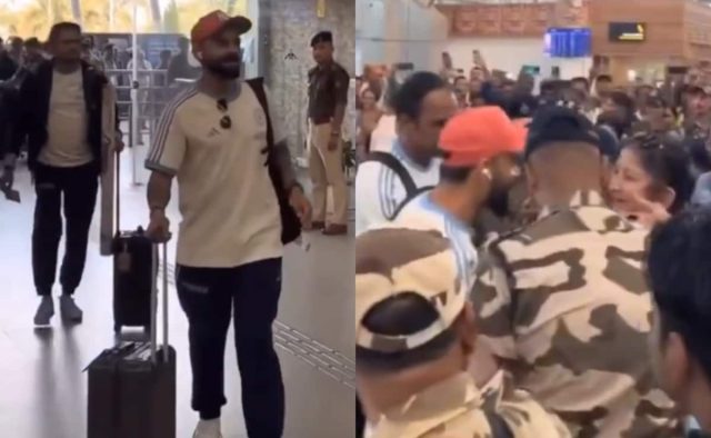 “Who Is She?” Virat Kohli Ignores Security, Hugs Woman At Airport. Internet Curious – Video
