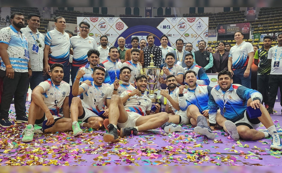 Naveen Kumar-Led Services Clinch 71st Senior National Men’s Kabaddi Championship Title