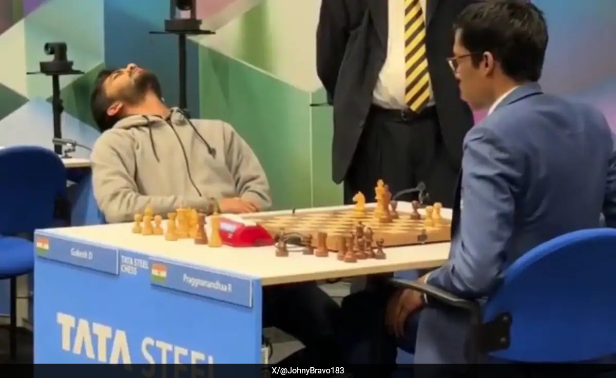 ‘World Champion’ D Gukesh Heartbroken On Losing Tata Chess Title Against R Praggnandhaa. Video