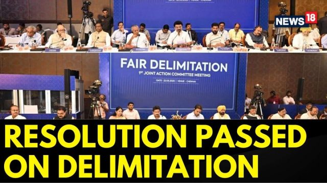 Delimitation Row | Joint Action Committee (JAC) Passes Resolution On Delimitation | MK Stalin