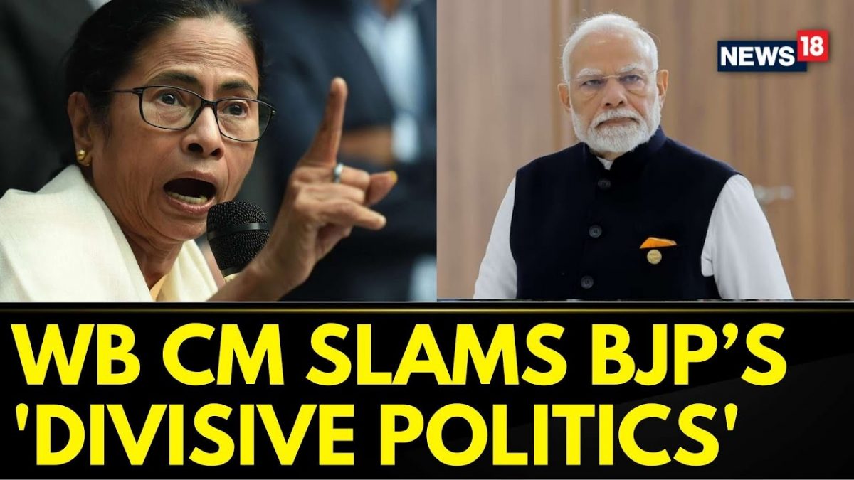 WB CM Mamata Banerjee Attacks BJP, Accuses The Party of Indulging In ‘Ganda Dharma’ | News18