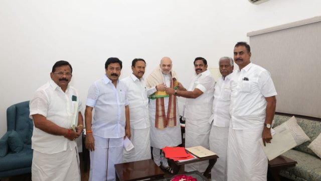 BJP-AIADMK Reunion Ahead Of Tamil Nadu Polls? Palaniswami’s Meeting With Amit Shah In Delhi Sparks Buzz