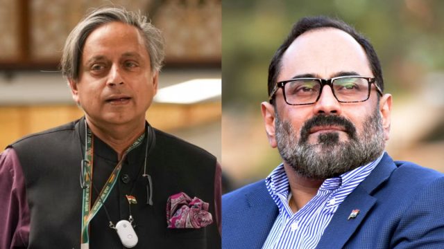 ‘Crossing Swords Again…’: Tharoor Congratulates Chandrasekhar For New Stint As Kerala BJP Chief